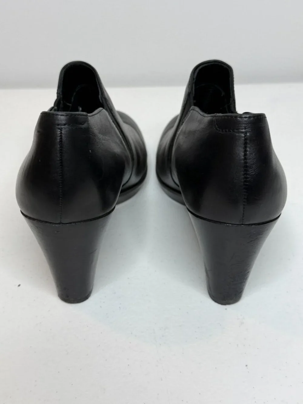 Ecco black leather